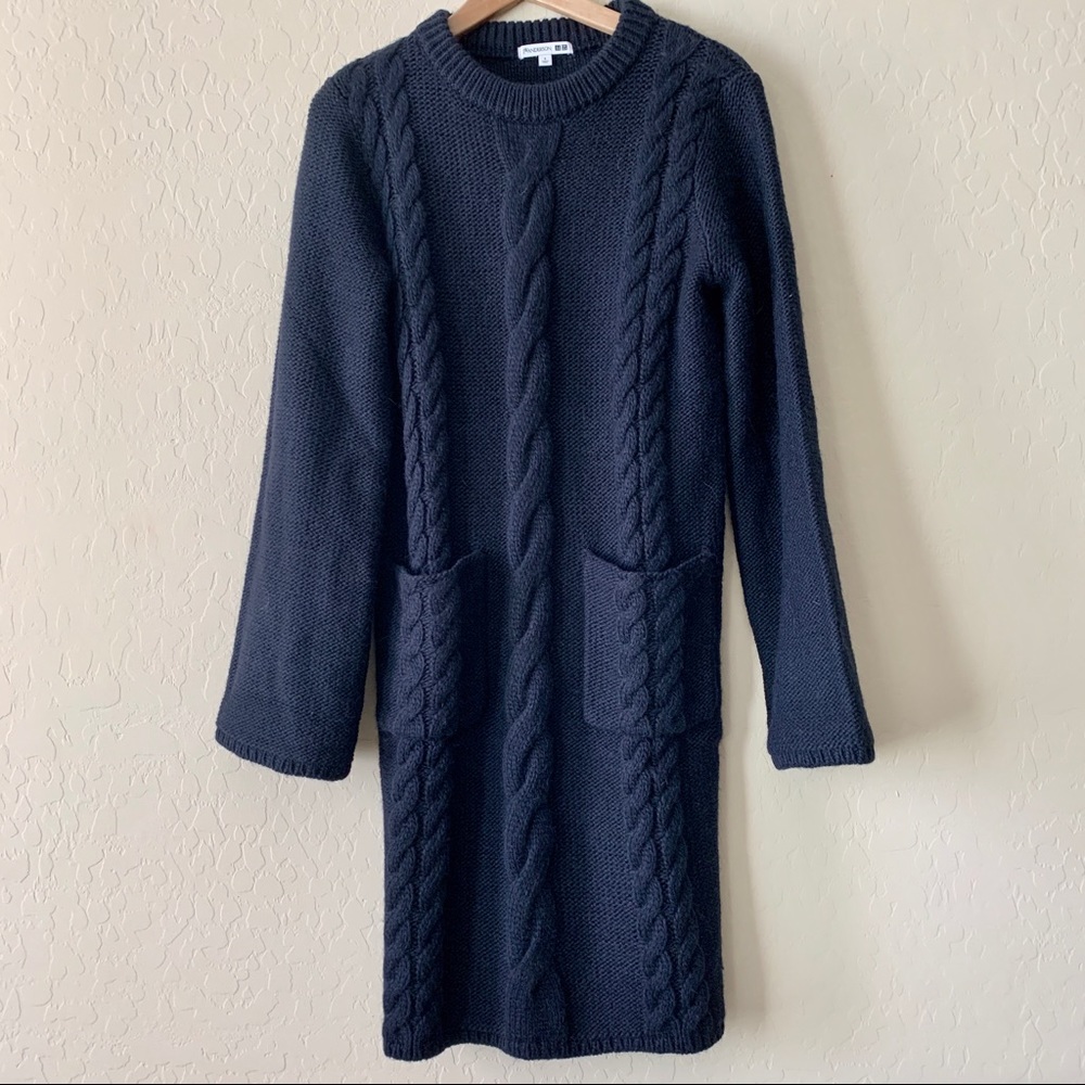 JW ANDERSON x UNIQLO long-sleeve cable knit dress